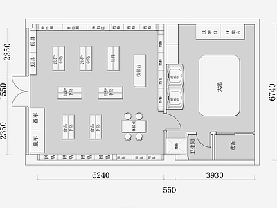 现代其他商业空间 母婴儿童用品店 施工图