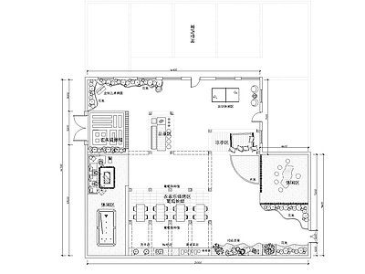 新中式美式办公楼建筑 设计 原创设计家装工装 办公空间设计 新中式现代法式 施工图