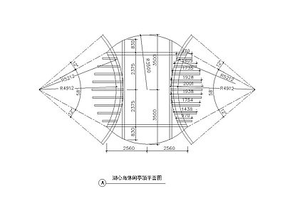 现代亭子 凉亭 现代凉亭 施工图