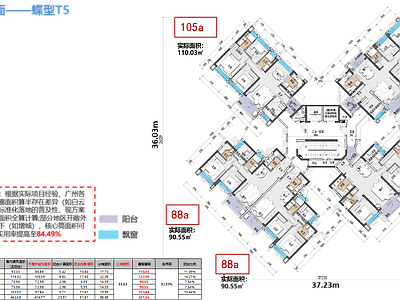 现代住宅楼建筑 住宅 高层 碟形 T6 施工图