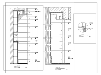 现代家具节点详图 软包 施工图