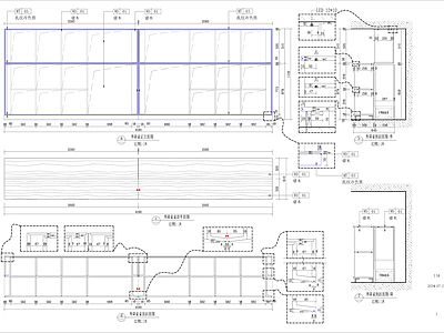 现代简约家具节点详图 深化 家具 手办柜 节点大样 施工图