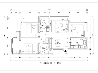 现代新中式住宅楼建筑 人才公寓 施工图