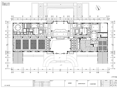 现代会所 金地常州天际会所 施工图