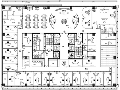 现代直播间 直播工作室平面图 施工图