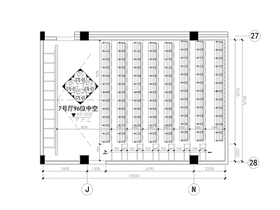 现代电影院 大型3套影厅 施工图