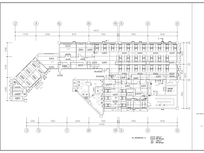 现代医院 住院大楼特殊科室 施工图