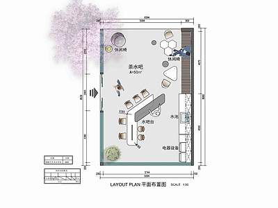 现代茶水间 茶水吧 茶水间 休闲吧 讨论区 水 施工图