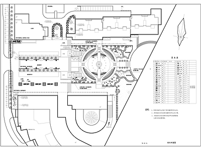 现代公园景观 口袋公园 施工图