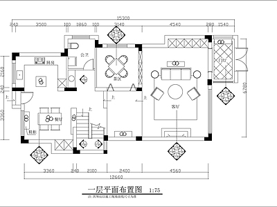 美式欧式整体家装空间 二层别墅简欧室内 大平层 小户型 别墅 施工图