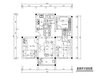 欧式美式整体家装空间 田园风 大平层 小户型 别墅 施工图