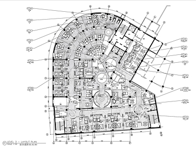 现代轻奢会所 五层高档洗浴中心 桑拿SPA 施工图