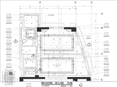 现代酒店 客房 公区 施工图