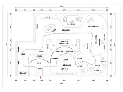 现代其他文化空间 展览馆 施工图