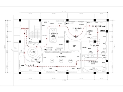 现代其他文化空间 展览馆 施工图