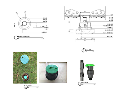 给排水节点详图 快速取水阀 施工图