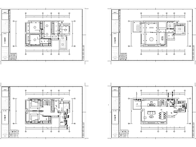 现代住宅楼建筑 人才公寓 施工图