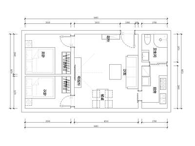 现代住宅楼建筑 人才公寓 施工图