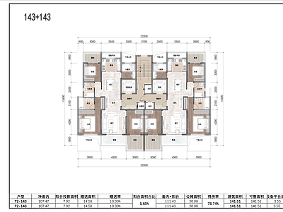 现代住宅楼建筑 第四代住宅 高层 施工图