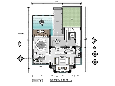 现代中餐厅 200㎡餐厅豪华 餐饮 中餐厅 婚宴餐厅 中餐包房 施工图