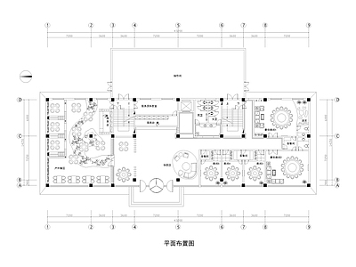 现代民宿 民宿餐厅 施工图