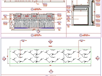 家具节点详图 水吧 柜台 服务台 前台 工装柜台 施工图