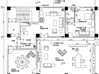 现代新中式办公楼建筑 大楼办公装修 施工图