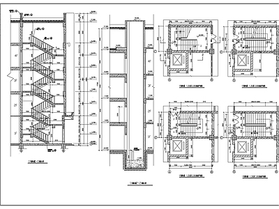 现代新中式住宅楼建筑 高层建筑大样 人才公寓 自建房 施工图