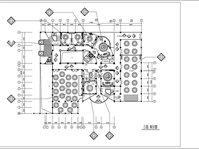 现代新中式酒店 布局及天装 客房 公区 大堂 施工图