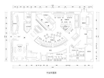 现代民宿 民宿餐厅 施工图