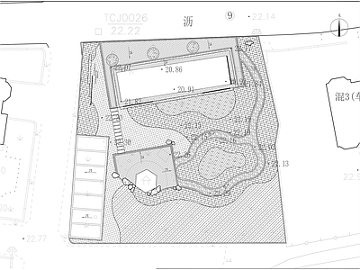 现代公园景观 口袋公园 施工图