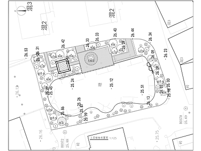 现代公园景观 口袋公园 施工图