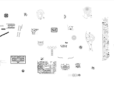 景观节点 园小品 园栈道 植物组团 口袋公园 栈道 施工图