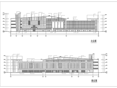 商业综合体 商业楼建筑 施工图