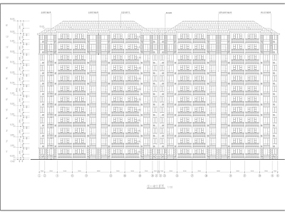 住宅楼建筑 12层住宅建筑 施工图