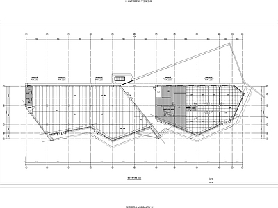 现代办公楼建筑 游客服务站 公园管理办公楼 服务楼 施工图