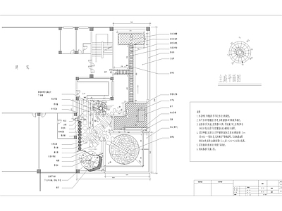 现代屋顶花园 园景观 施工图