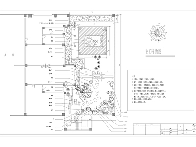 现代屋顶花园 园景观 施工图