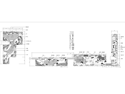 现代屋顶花园 园景观 施工图