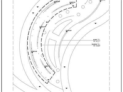 现代廊架 自行车驿站t3 自行车休闲廊架 施工图