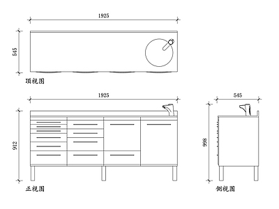 现代医院 木质牙科柜 牙科柜 木质医疗柜 医疗储物柜 牙科家具 施工图