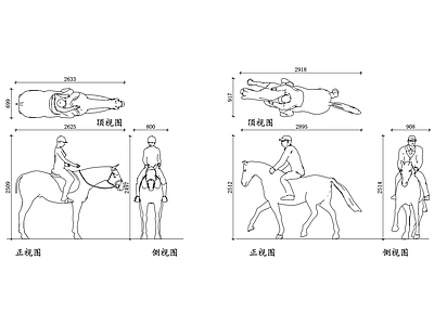 现代其他休闲娱乐空间 马术训练 骑马技巧 马术比赛 马术装备 马术俱乐部 施工图