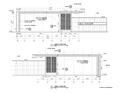 现代门楼 楼 施工图