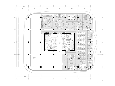 现代整体办公空间 网红流行科技公司 科技公司办公室 科技公司展厅 办公室整体室内 施工图