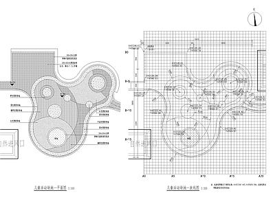 景观节点 儿童活动场地 施工图