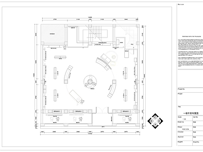 现代轻奢服装店 高级大牌国际奢侈 精致生活馆 施工图