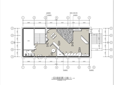 现代展厅 党建展厅 施工图