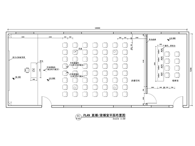 现代轻奢直播间 直播室平面方案图 录播室平面方案图 演播室平面方案图 直播室平 施工图