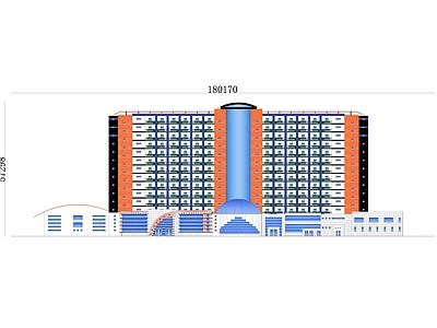 现代住宅楼建筑 建筑公寓立面图 公寓楼立面图 公寓建筑图 建筑立面图纸 公寓建筑立面图 施工图