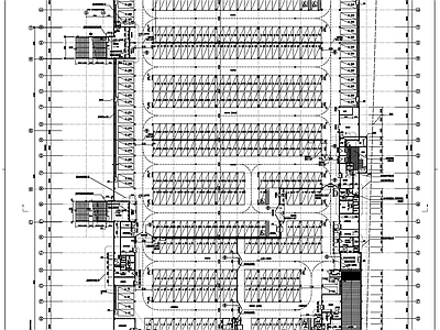 现代其他建筑 地下车库建施 施工图